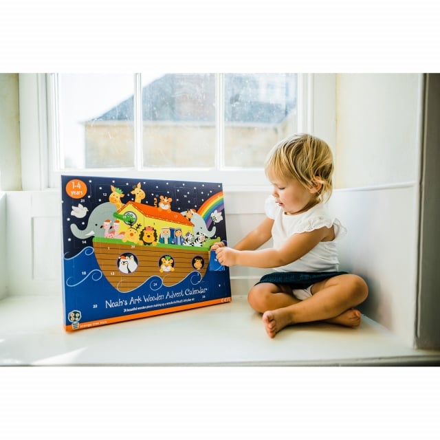 Jucarie Montessori Arca lui Noe, Calendar de Advent Orange Tree Toys - 1 | YEO