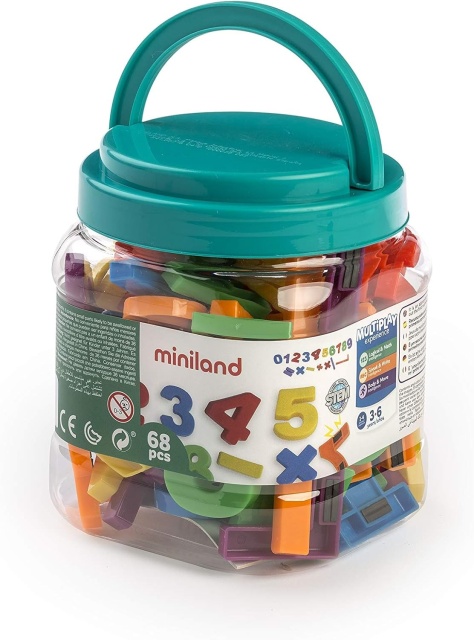 Numere magnetice mari Miniland 68 piese - 1 | YEO