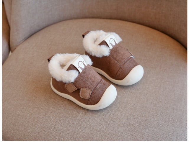 Pantofi maro imblaniti - Snow - 2 | YEO