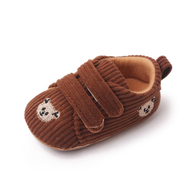 Pantofiori maro din reiat - Teddy - 5 | YEO