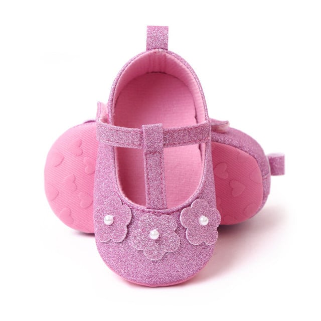 Pantofiori roz ciclamen pentru fetite - Sweety - 4 | YEO