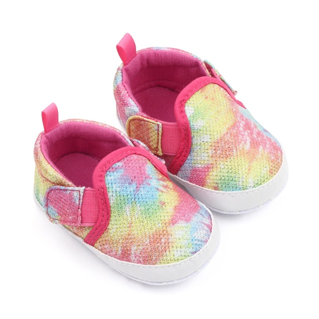 Pantofiori tie-dye colorati pentru fetite - 4 | YEO