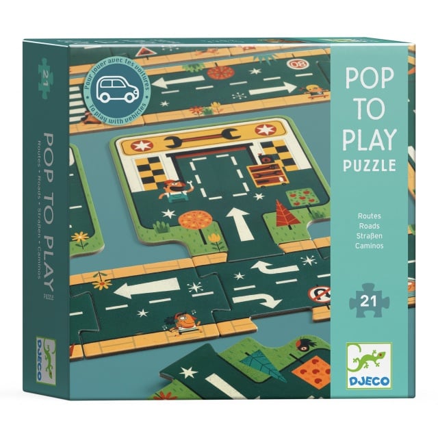 Puzzle Pop to play Drumuri, Djeco