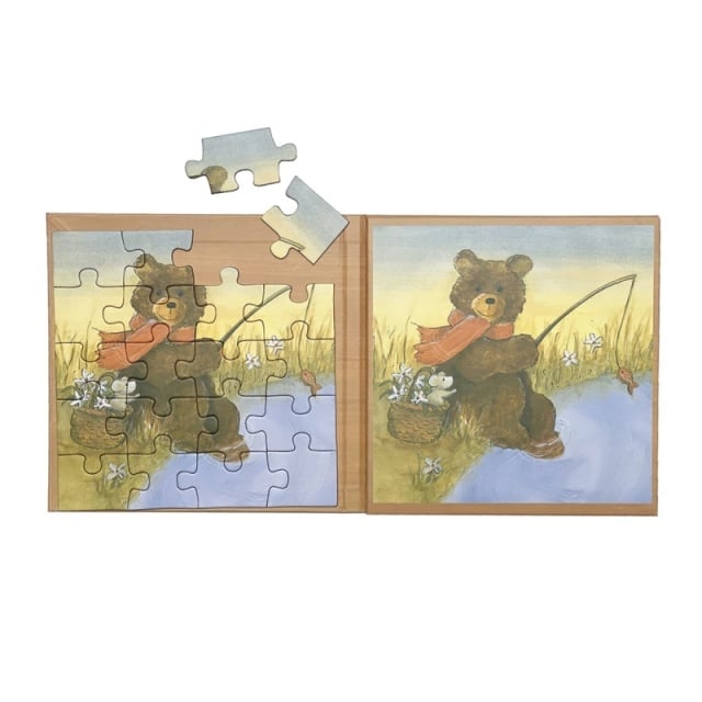 Set 2 puzzle-uri magnetice Ursuletul de plus, Egmont Toys - 1 | YEO