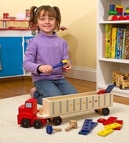 Banc de lucru mobil Camion cu unelte Melissa and Doug - 1 | YEO