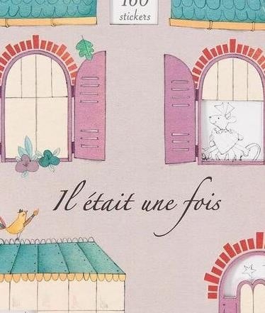 Carte de colorat cu abtibilduri, A fost odata, Moulin Roty - 1 | YEO