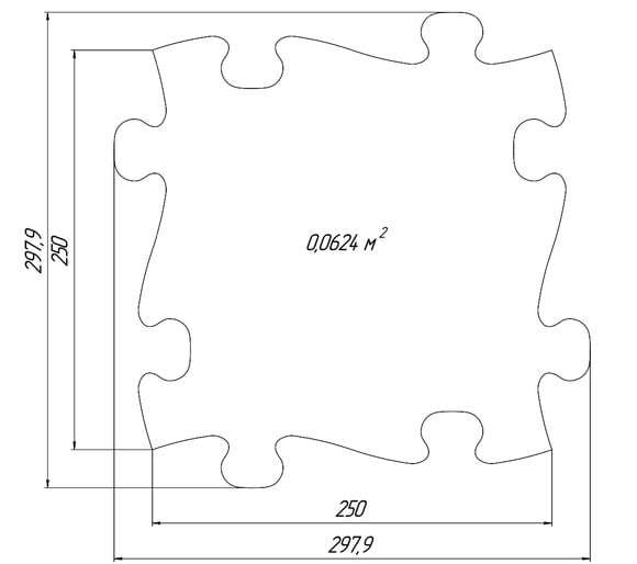 Covoras ortopedic senzorial puzzle Set pentru bebelusi Muffik - 1 | YEO