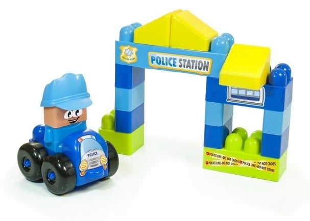 Joc constructii tematic Statie politie - Miniland - 2 | YEO