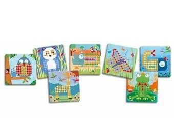 Joc educativ Mosaic rigolo, Djeco - 3 | YEO