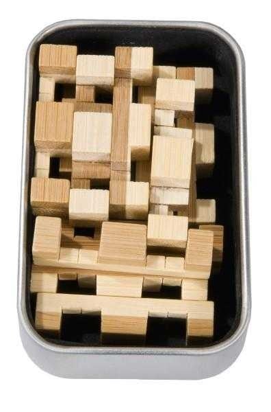 Joc logic IQ 3D Puzzle in cutie metalica Gridbox, Fridolin - 2 | YEO