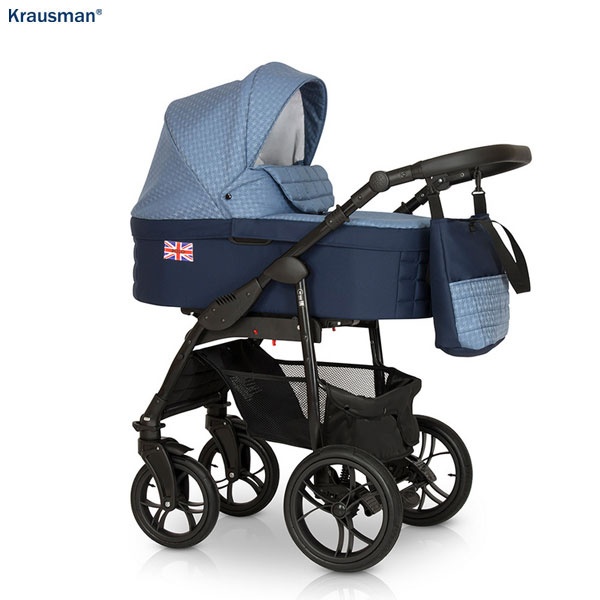 Krausman - Carucior 3 in 1 Combi Dark Blue