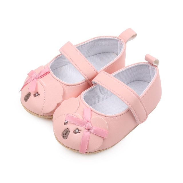 Pantofiori roz pentru fetite - Sweety teddy - 3 | YEO