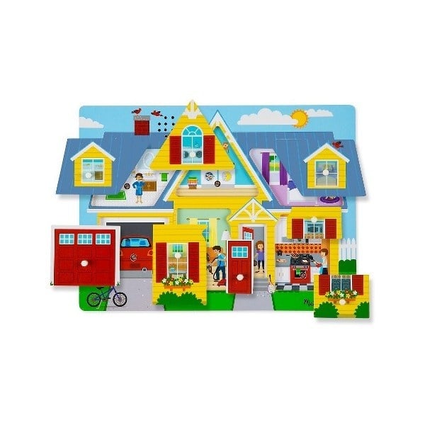 Puzzle cu sunete Casa mea Melissa and Doug - 1 | YEO