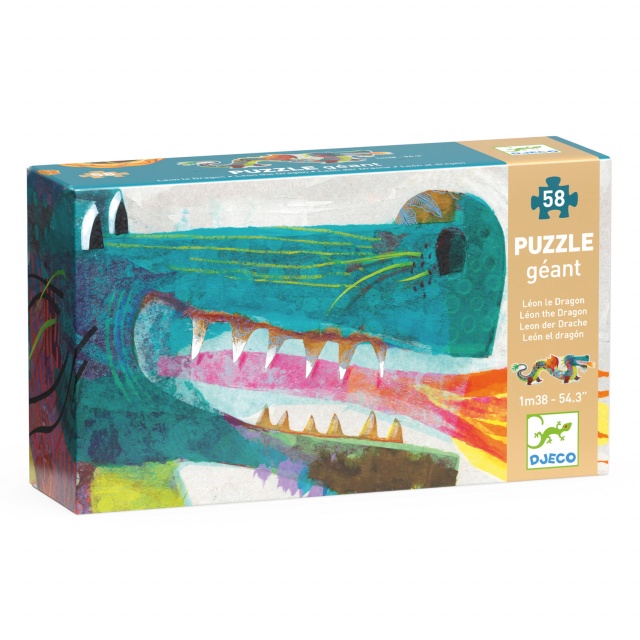 Puzzle gigant Leon dragonul, Djeco