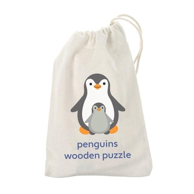 Puzzle Pinguin din lemn, Orange Tree Toys - 3 | YEO