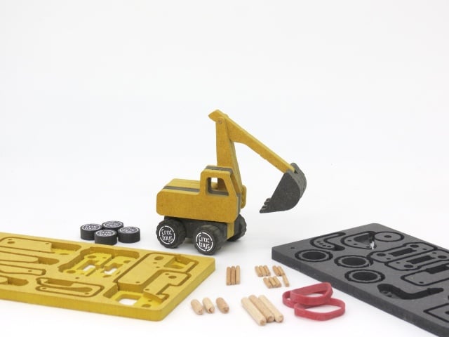 Set de constructie vehicule de santier Marco si Frederic, Croc toys - 1 | YEO