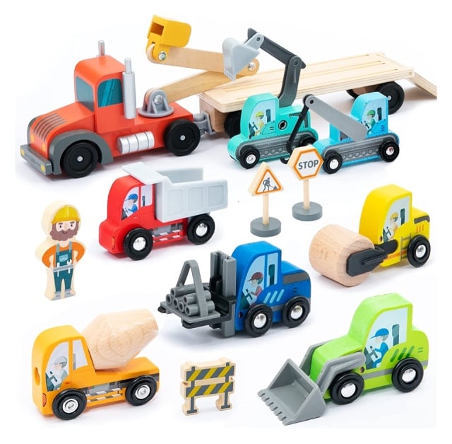 Set mare de vehicule pentru constructii, UMU Toys