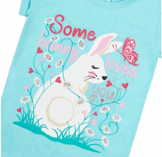 Tricou fetite - Some bunny loves you - 1 | YEO