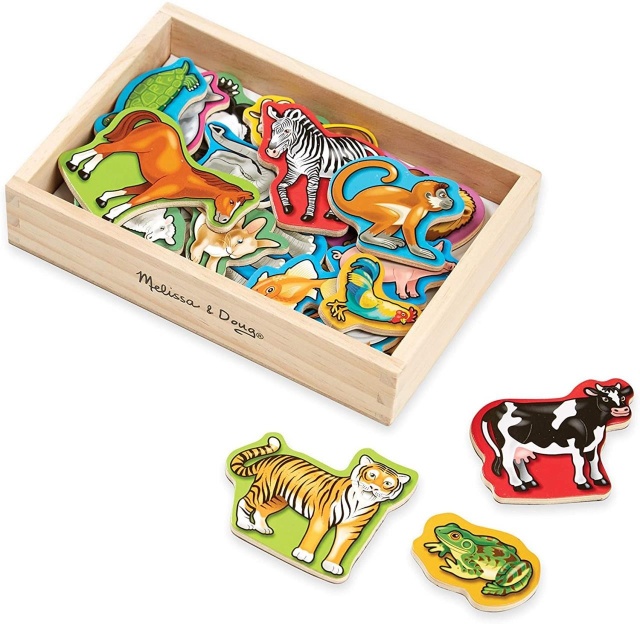 Animale de lemn cu magneti Melissa and Doug - 2 | YEO