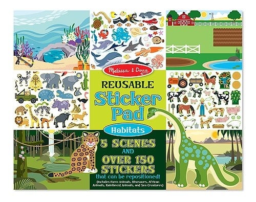 Colectia de abtibilduri reutilizabile Habitate Melissa and Doug - 1 | YEO