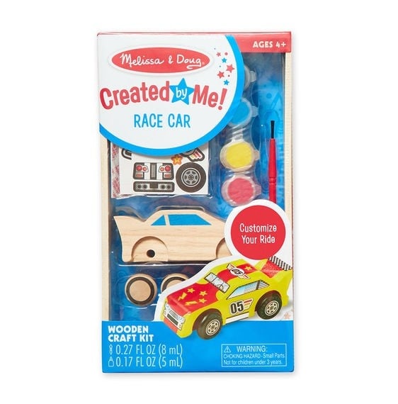 Coloreaza-ti masinuta de curse din lemn Melissa and Doug - 2 | YEO