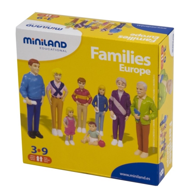 Familie de europeni Miniland 8 figurine - 2 | YEO