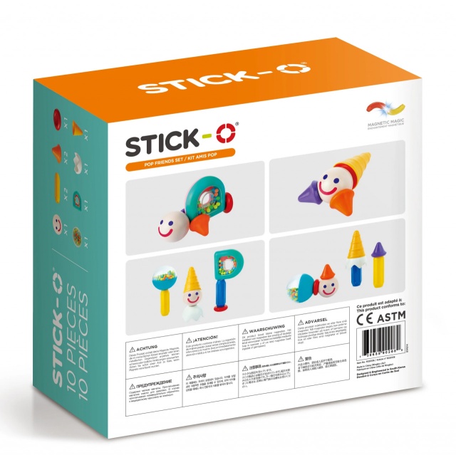 Joc cu magneti Stick-O, Prieteni pop - 2 | YEO