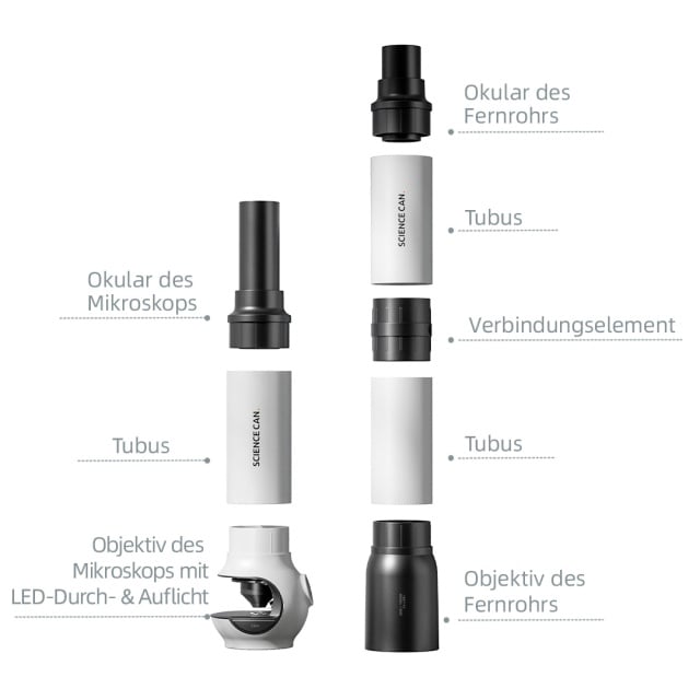 Joc STEM Microscop si telescop 2 in 1, TopBright - 1 | YEO