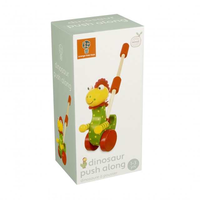 Jucarie de impins dinozaur, Orange Tree Toys - 2 | YEO