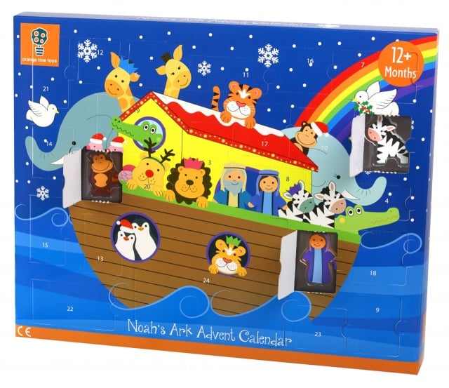 Jucarie Montessori Arca lui Noe, Calendar de Advent Orange Tree Toys