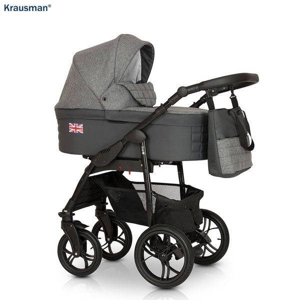 Krausman - Carucior 3 in 1 Combi Dark Grey