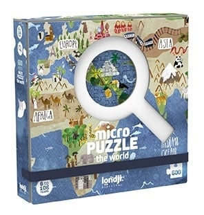 Micro puzzle 600 piese Continente, Londji