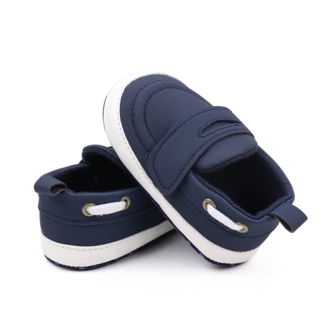 Pantofiori bleumarine pentru baietei - Star - 2 | YEO