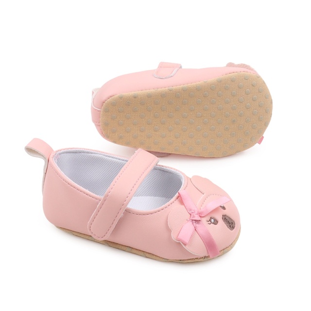 Pantofiori roz pentru fetite - Sweety teddy - 4 | YEO