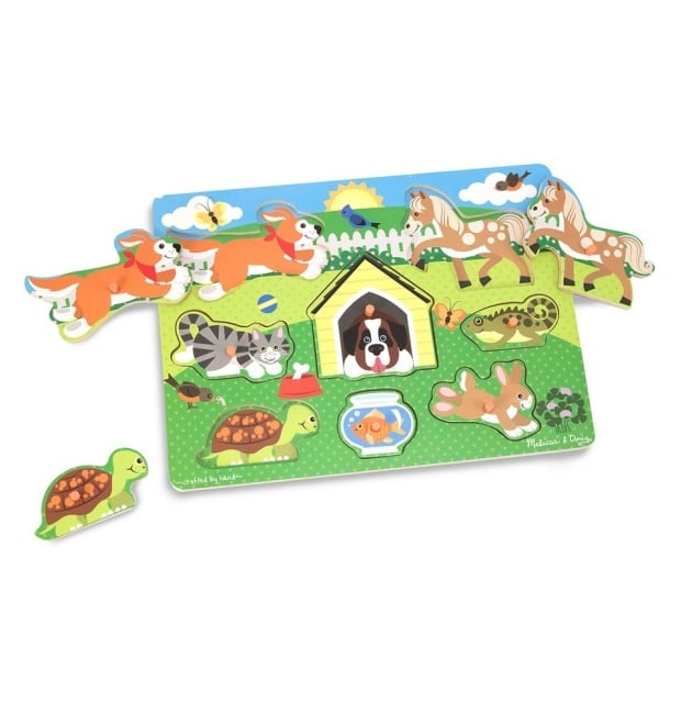 Puzzle din lemn Animalele de companie - 1 | YEO