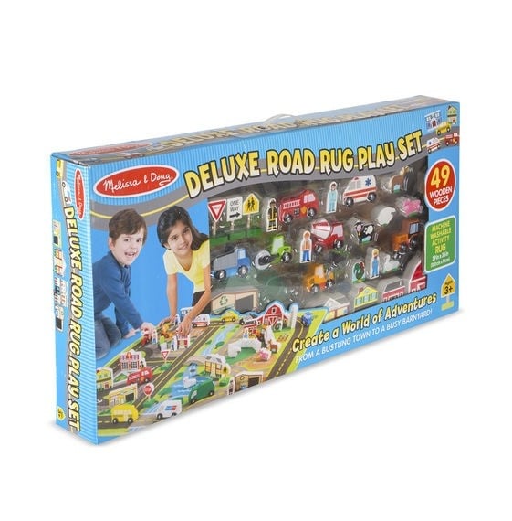 Set de joaca si covoras orasul Melissa and Doug - 1 | YEO