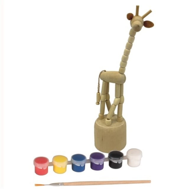 Set de pictat girafa din lemn, Egmont Toys - 1 | YEO