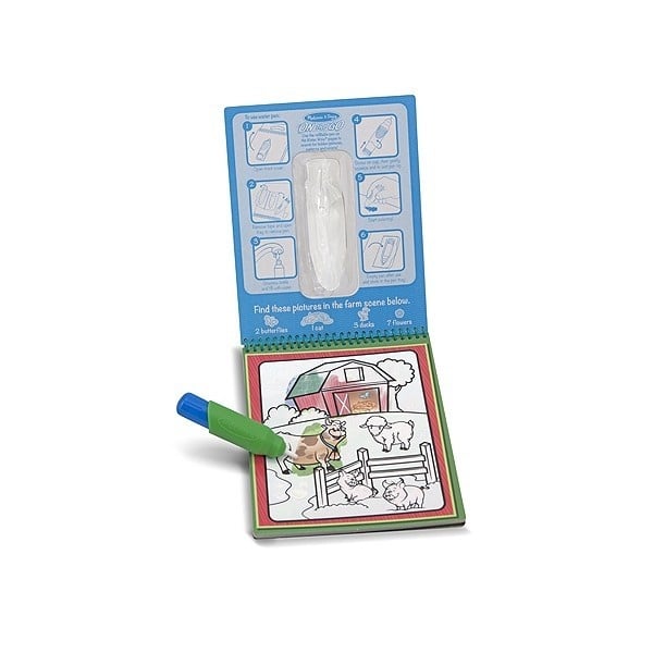 Apa Magica Carnet de colorat Animale Melissa and Doug - 1 | YEO