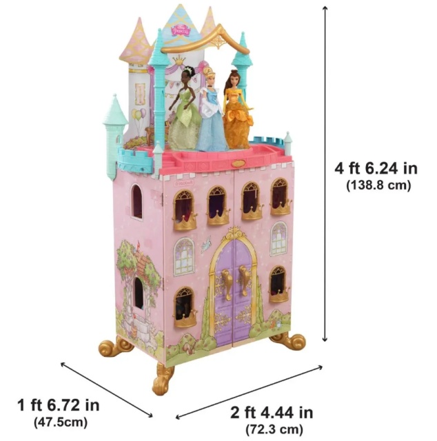 Castel de joaca din lemn pentru papusi Disney Princess - 2 | YEO