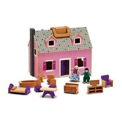 Casuta de papusi din lemn pliabila Melissa and Doug - 1 | YEO