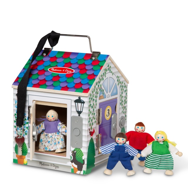 Casuta din lemn cu sonerie Melissa and Doug - 3 | YEO
