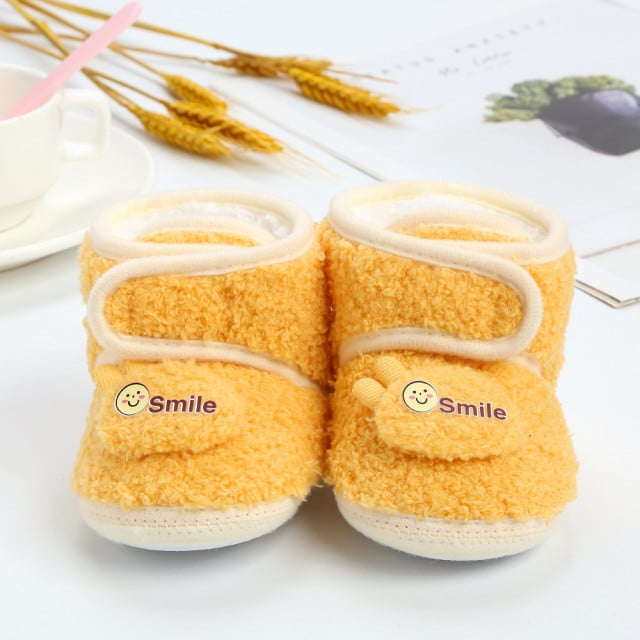 Cizmulite galbene plusate - Smile - 2 | YEO