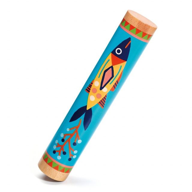 Instrument muzical Rain stick din lemn, Djeco - 1 | YEO