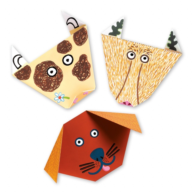 Joc creativ initiere origami Animale, Djeco - 3 | YEO