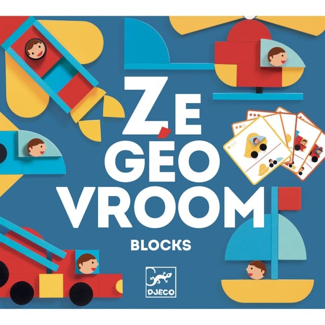 Joc educativ Ze GeoVroom, Djeco - 1 | YEO