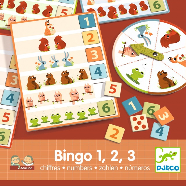 Joc Eduludo Bingo cifre, Djeco - 1 | YEO