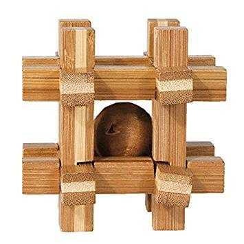 Joc logic IQ 3D Puzzle Box with ball, Fridolin