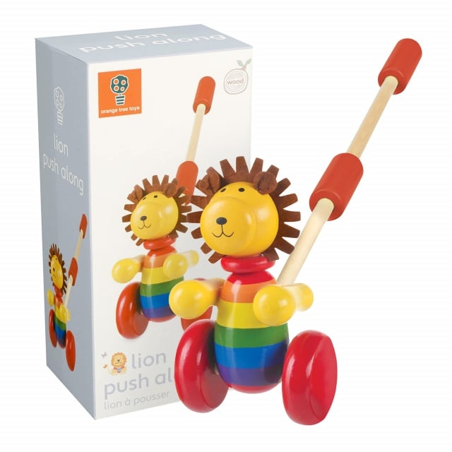 Jucarie de impins leu, Orange Tree Toys