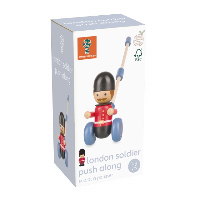 Jucarie de impins soldat londonez, Orange Tree Toys - 2 | YEO