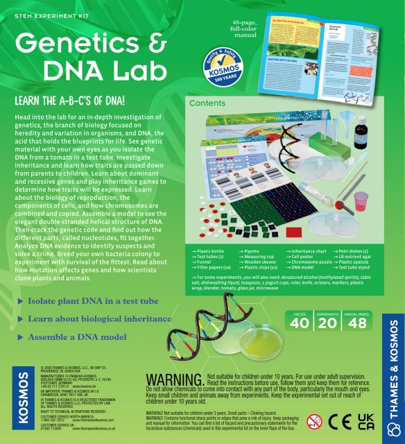 Kit STEM Laboratorul de genetica, Thames & Kosmos - 1 | YEO